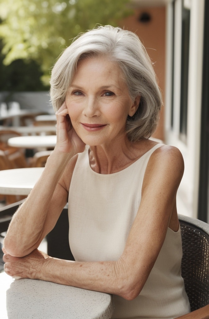 12. Collarbone-Length Cut with Textured Ends