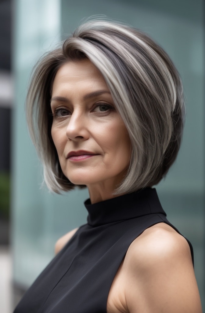 14. Graduated Bob with Subtle Undercut