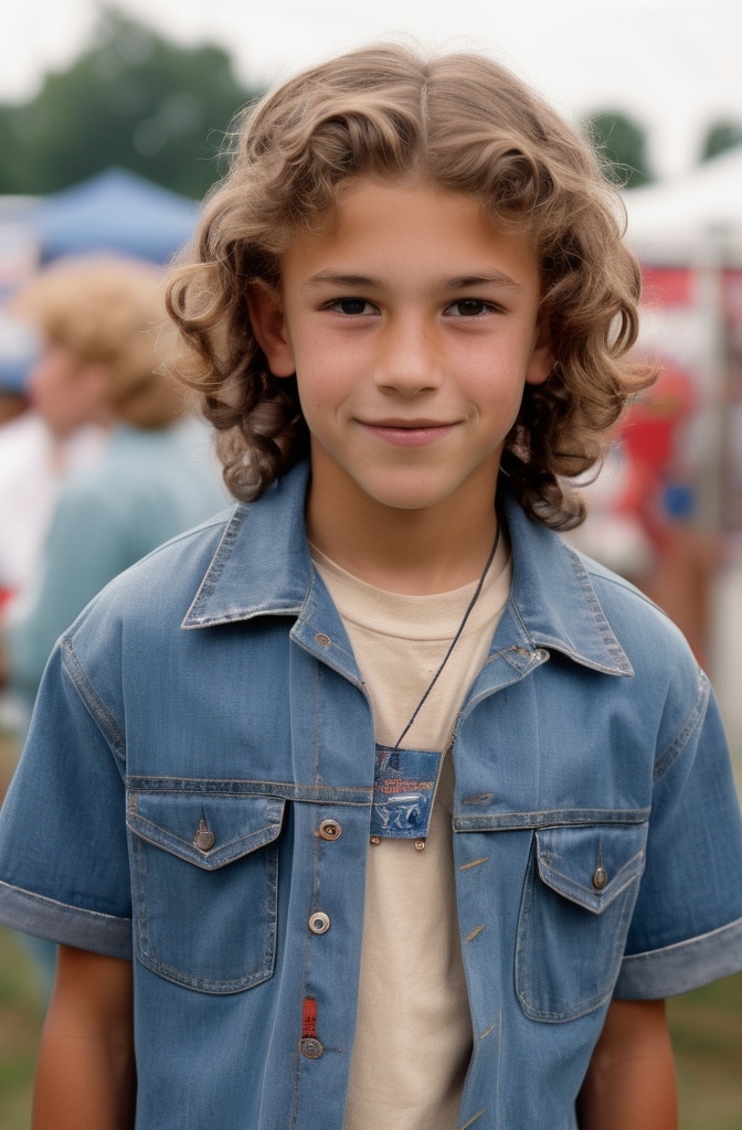 16. Curly Mullet