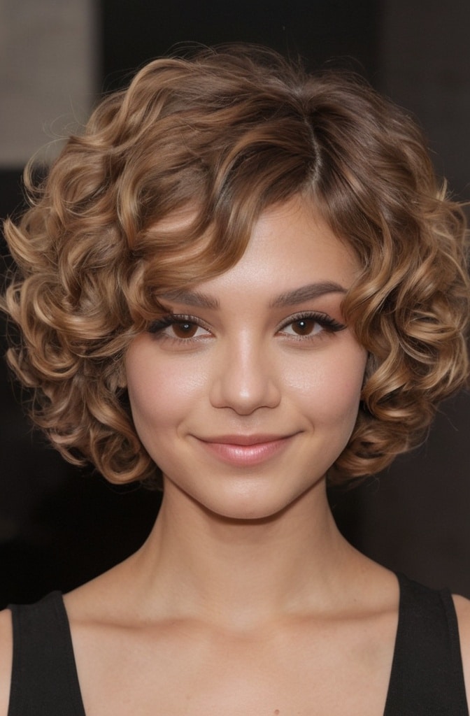 16. The Curly Bixie Shag