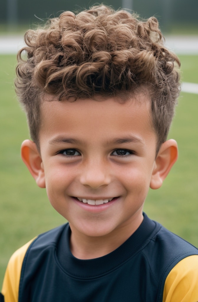 19. Curly Fauxhawk