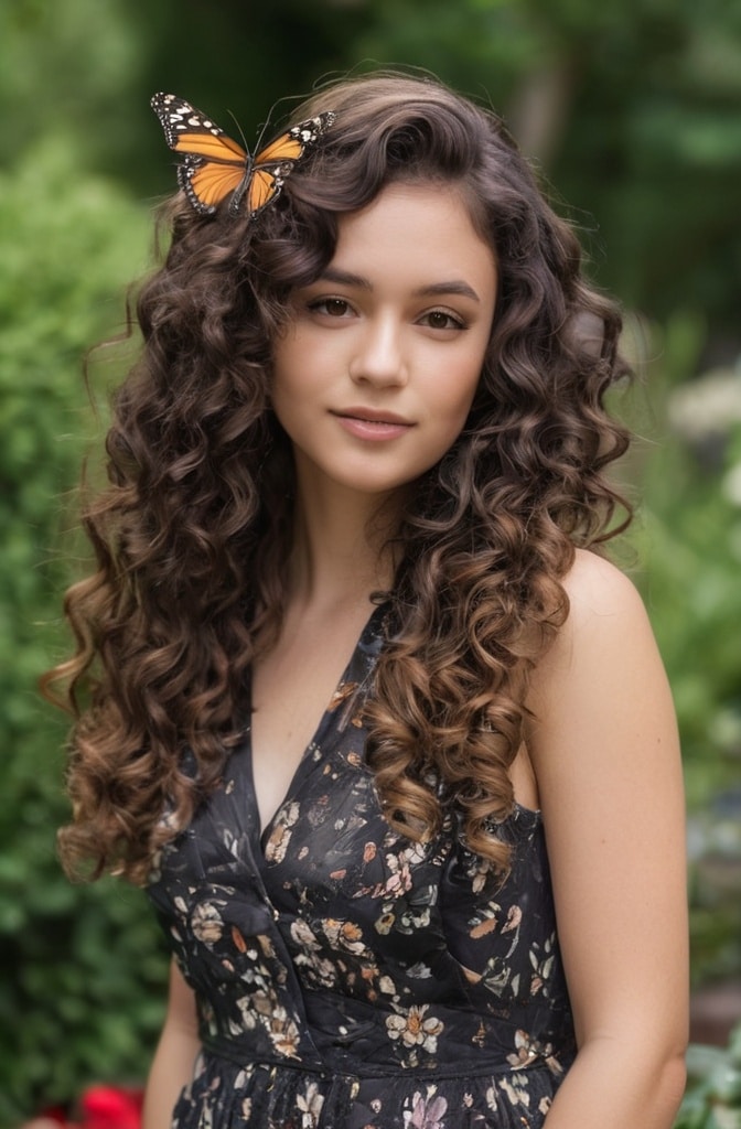 20. The Butterfly Cut for Curls