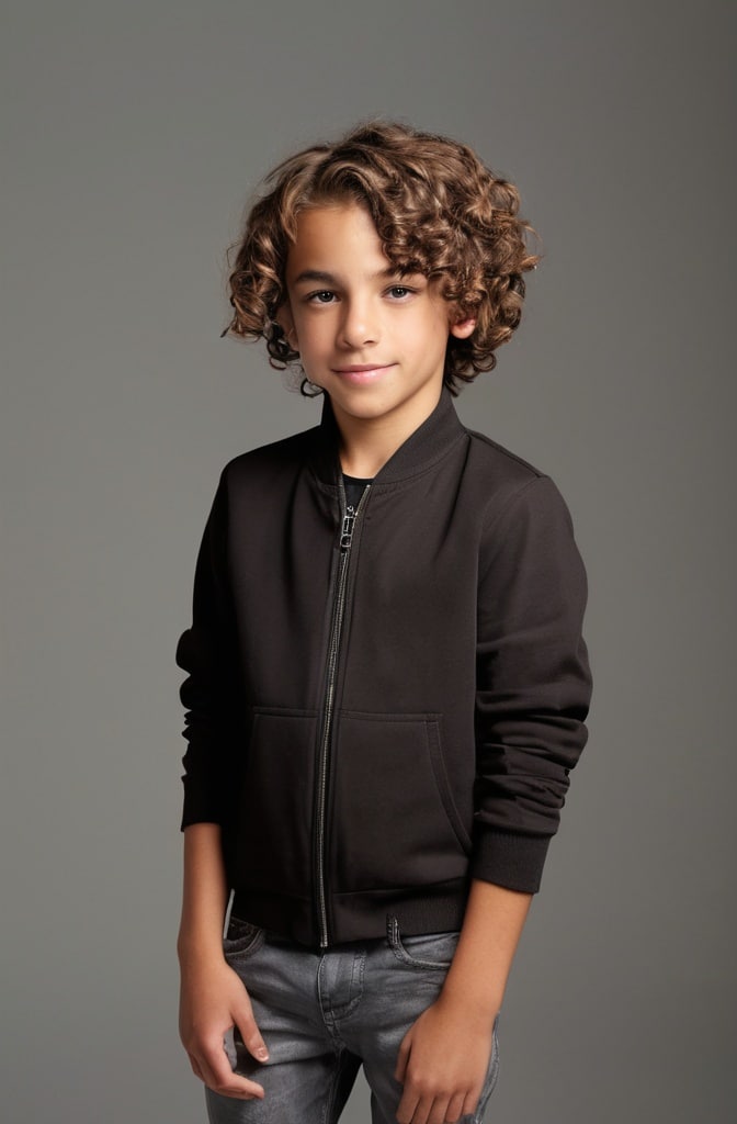 29. Asymmetrical Curly Cut