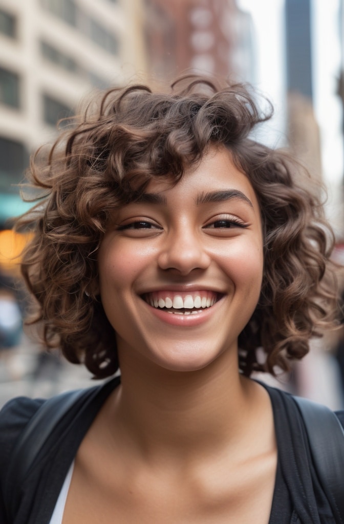3. The Curly Bob Shag