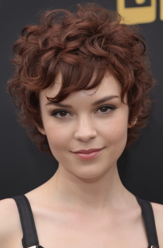 4. The Curly Pixie Shag