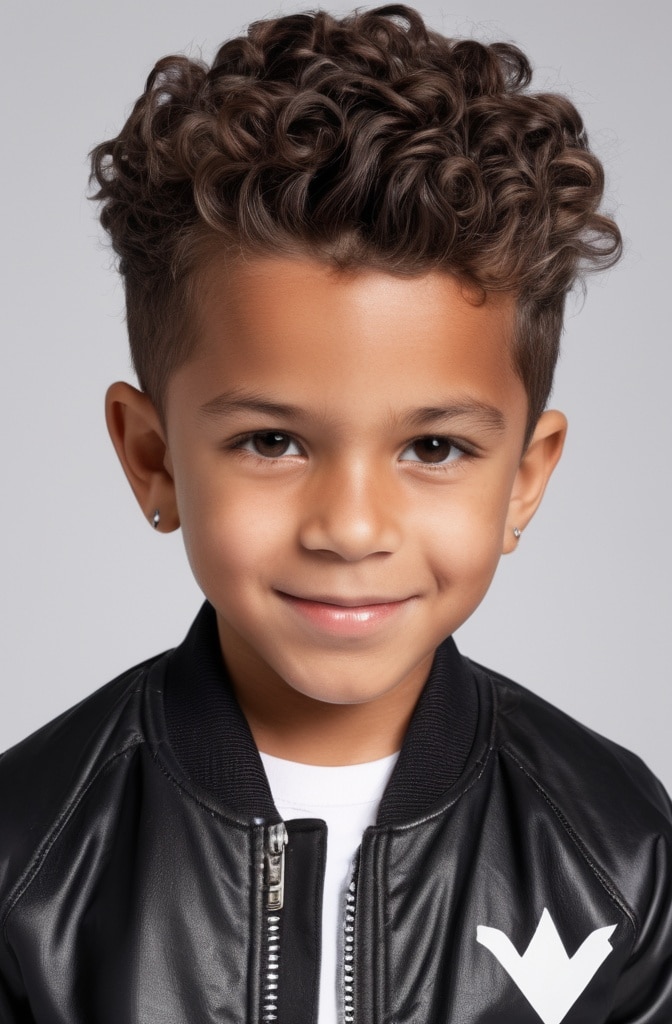 4. The Curly Undercut