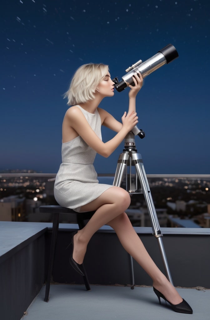41. Telescope Shag with Starlight Blonde