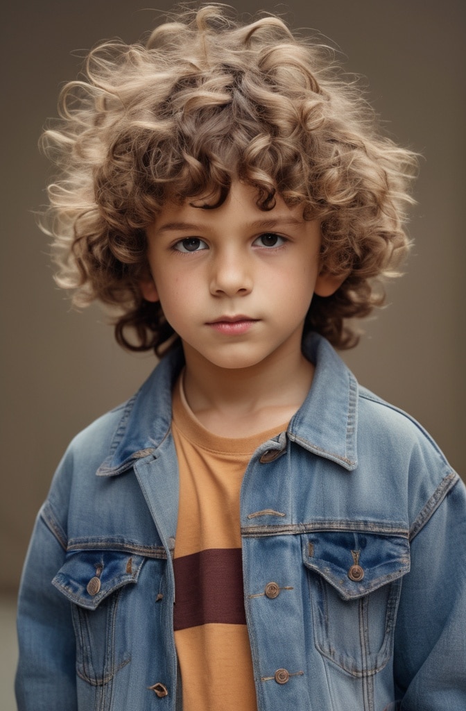 42. Triangular Curly Cut