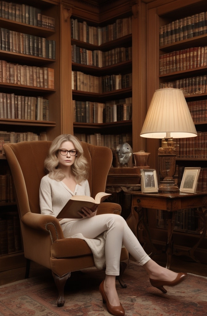 44. Library Shag with Parchment Blonde