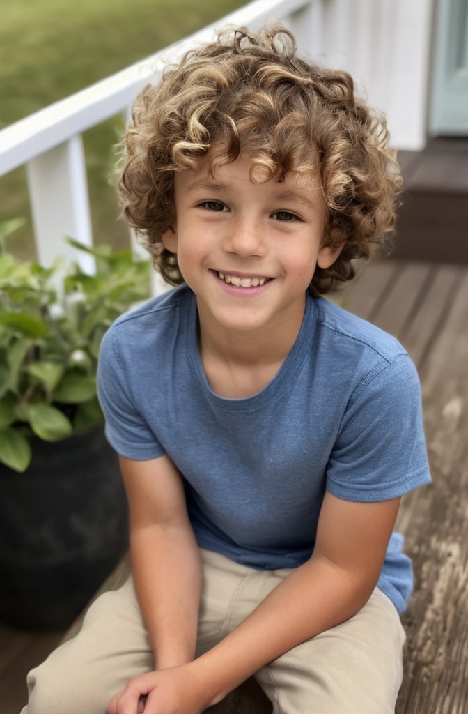 5. Tapered Curls