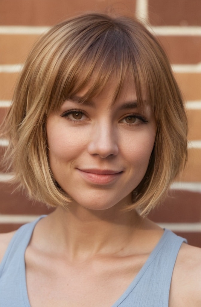 1. The Shaggy Bob