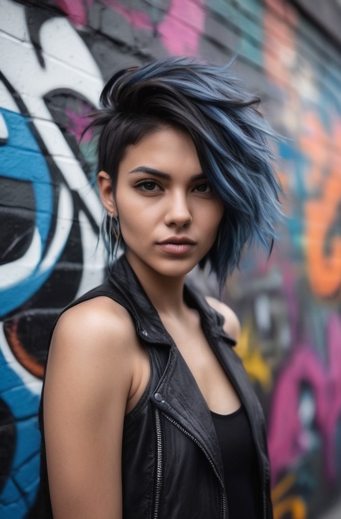 12. Wolf Cut with Shaved Undercut