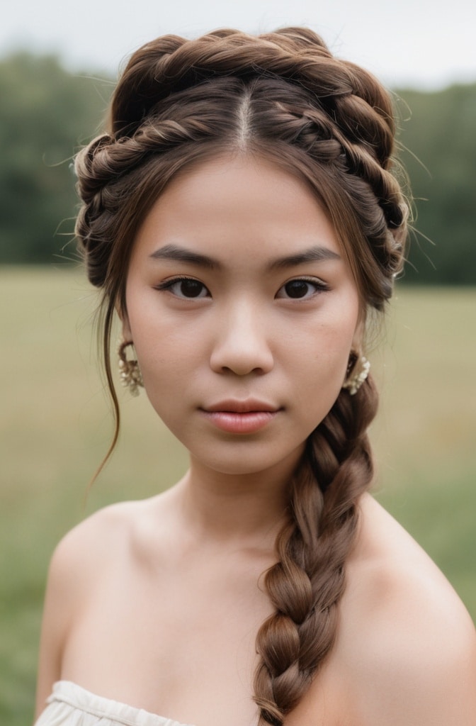 18. Twisted Rope Updo