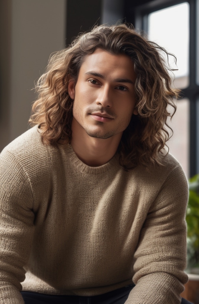 2. Long Layered Curls