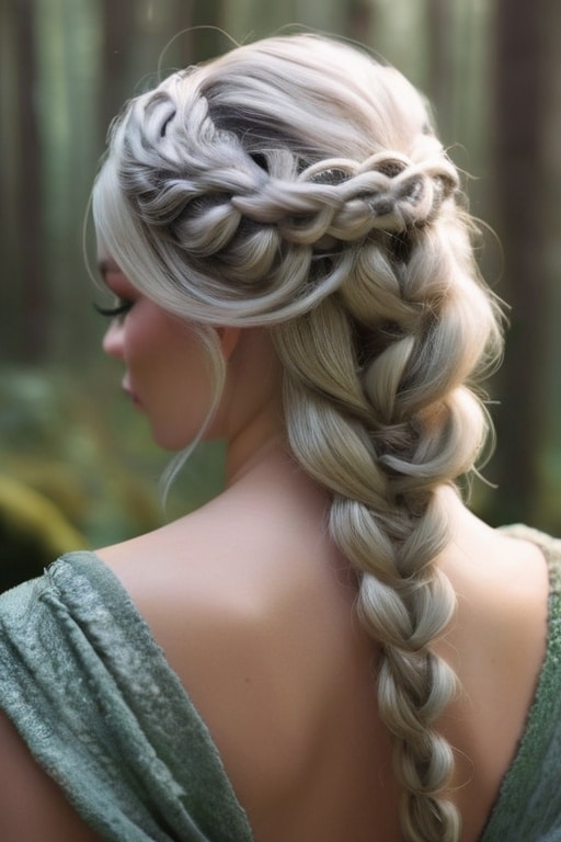 20. Infinity Braid Updo