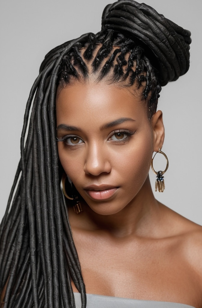 21. Basket-Weave Loc Style