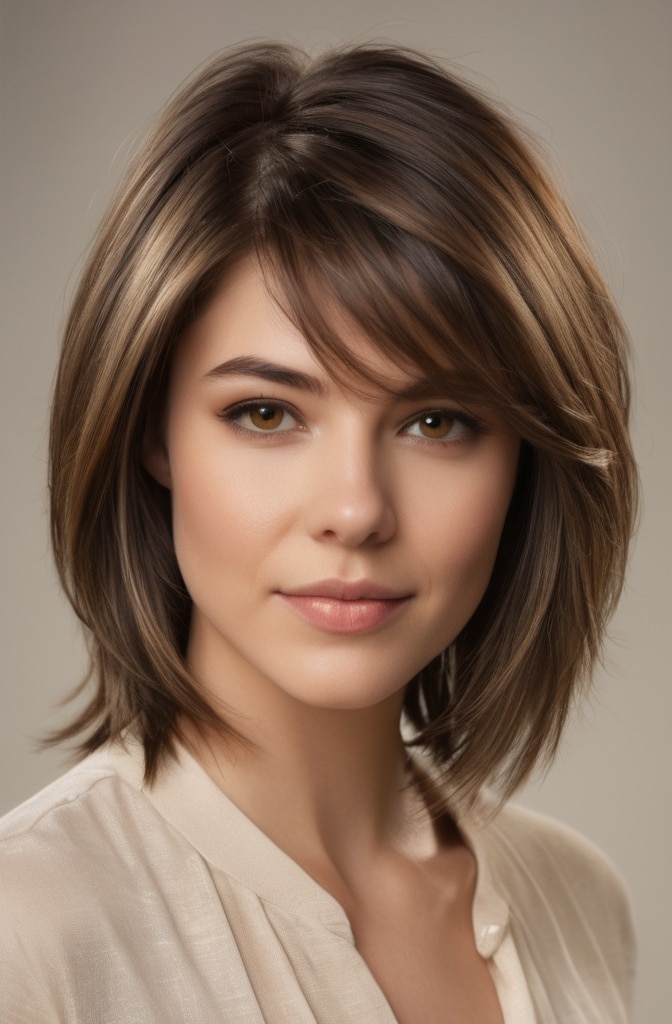 22. Wolf Cut with Micro-Highlights