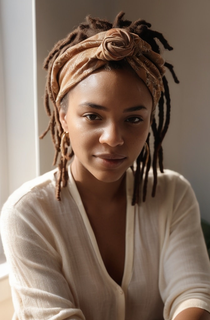 23. Loc Headband Tuck