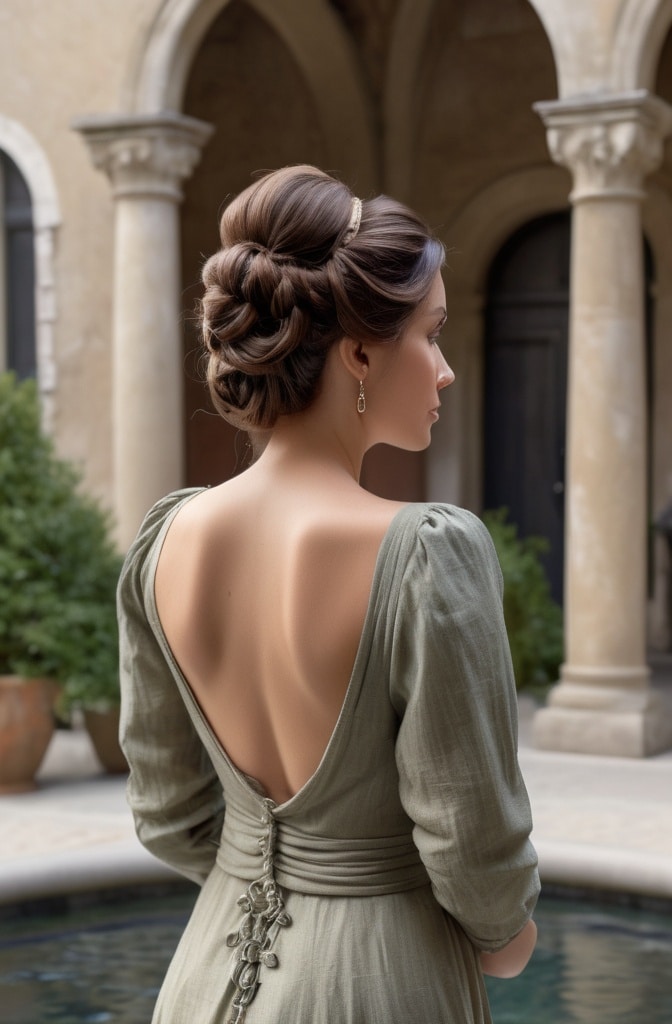 24. Woven Updo with Height