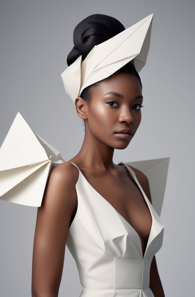 26. Origami-Inspired Geometric Updo