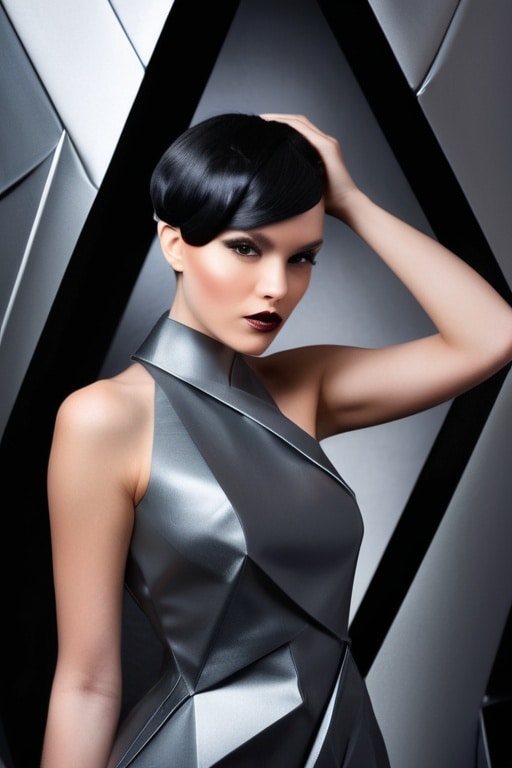 27. Braided Origami Updo