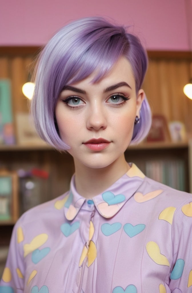 28. Micro Fringe with Tapered Bob