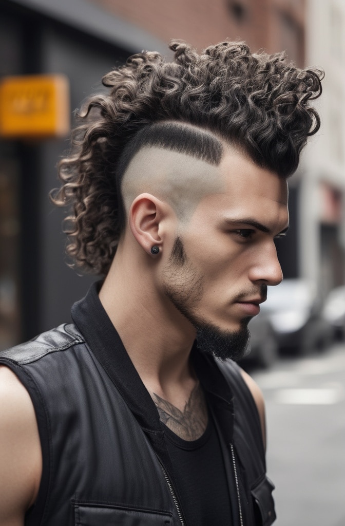 31. The Curly Mohawk with Length