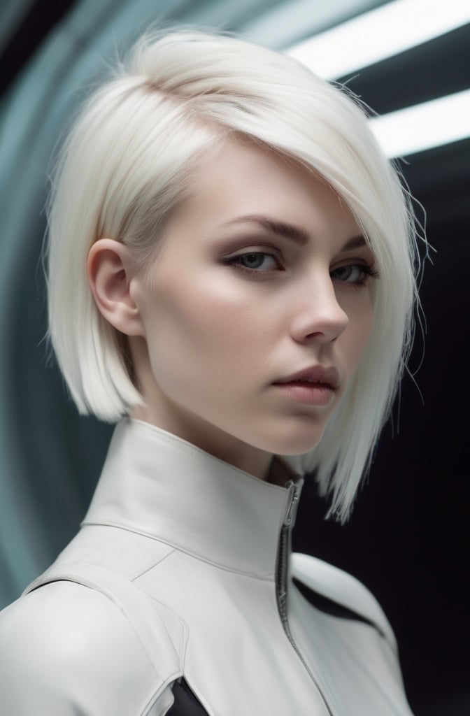 35. Asymmetrical Fringe Wolf Cut