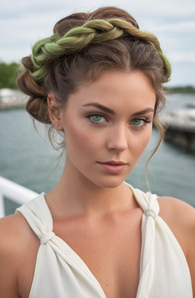 36. Nautical Rope Knot Updo