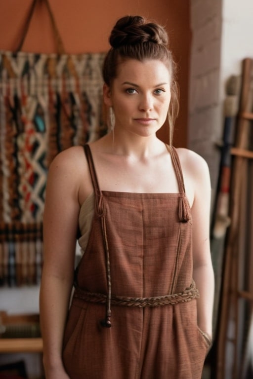 38. Loom-Woven Updo
