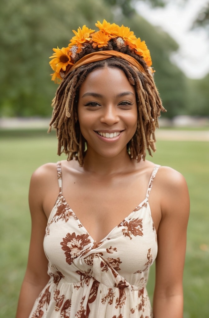 39. Twisted Loc Headband