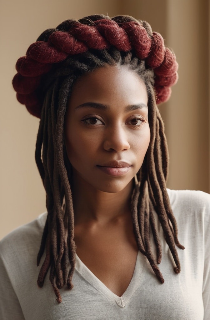 41. Woven Loc Crown