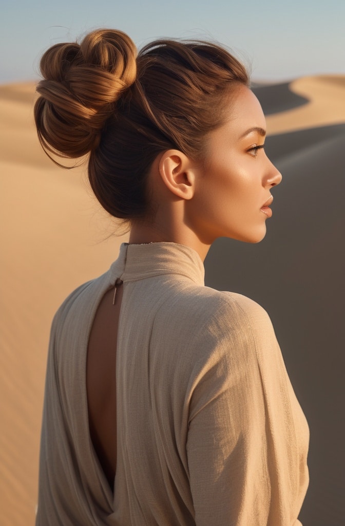 46. Twisted Topography Updo