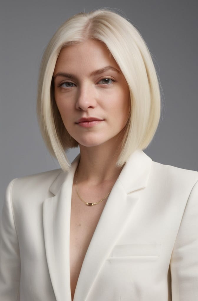 48. Sliced Bob for Straight Hair