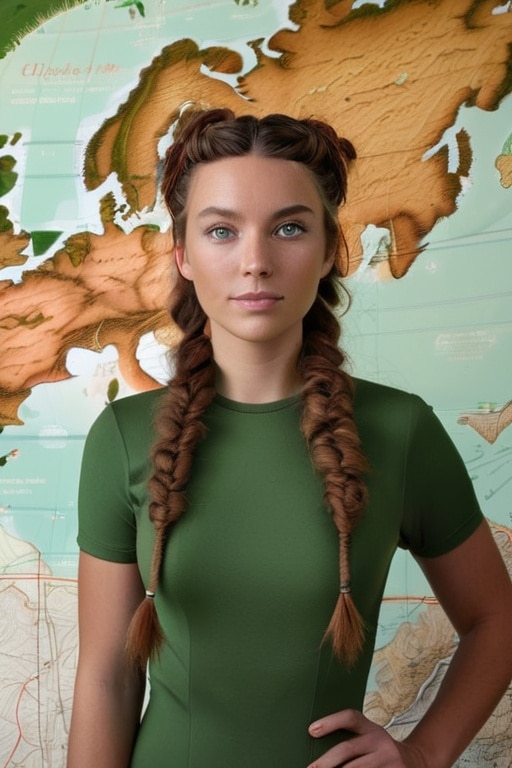 48. Topographical Map Updo