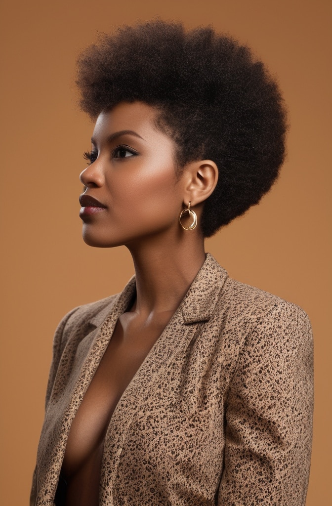 49. Coily Tapered Cut