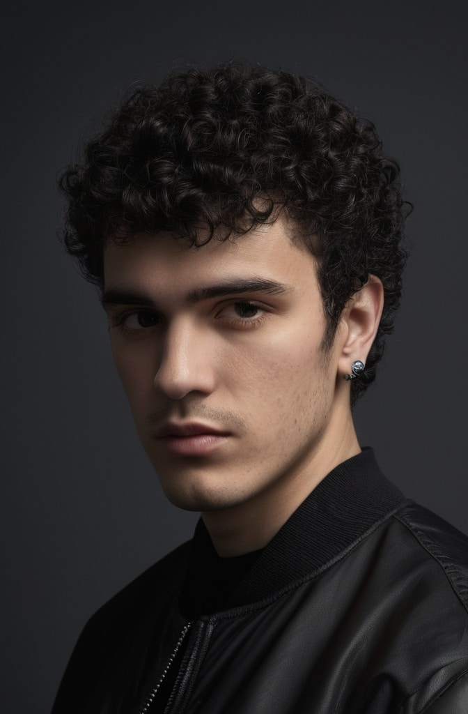 49. The Textured Curly Caesar