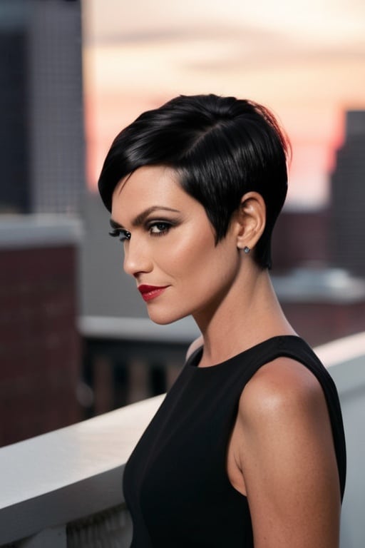 6. Side-Swept Pixie