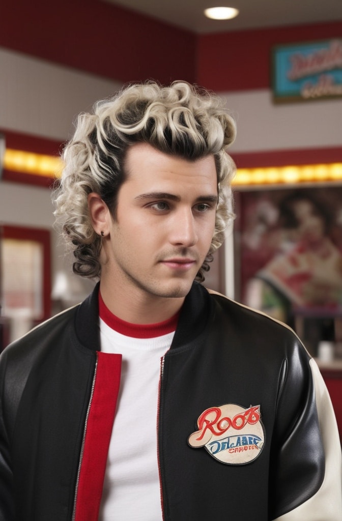 8. Curly Mullet