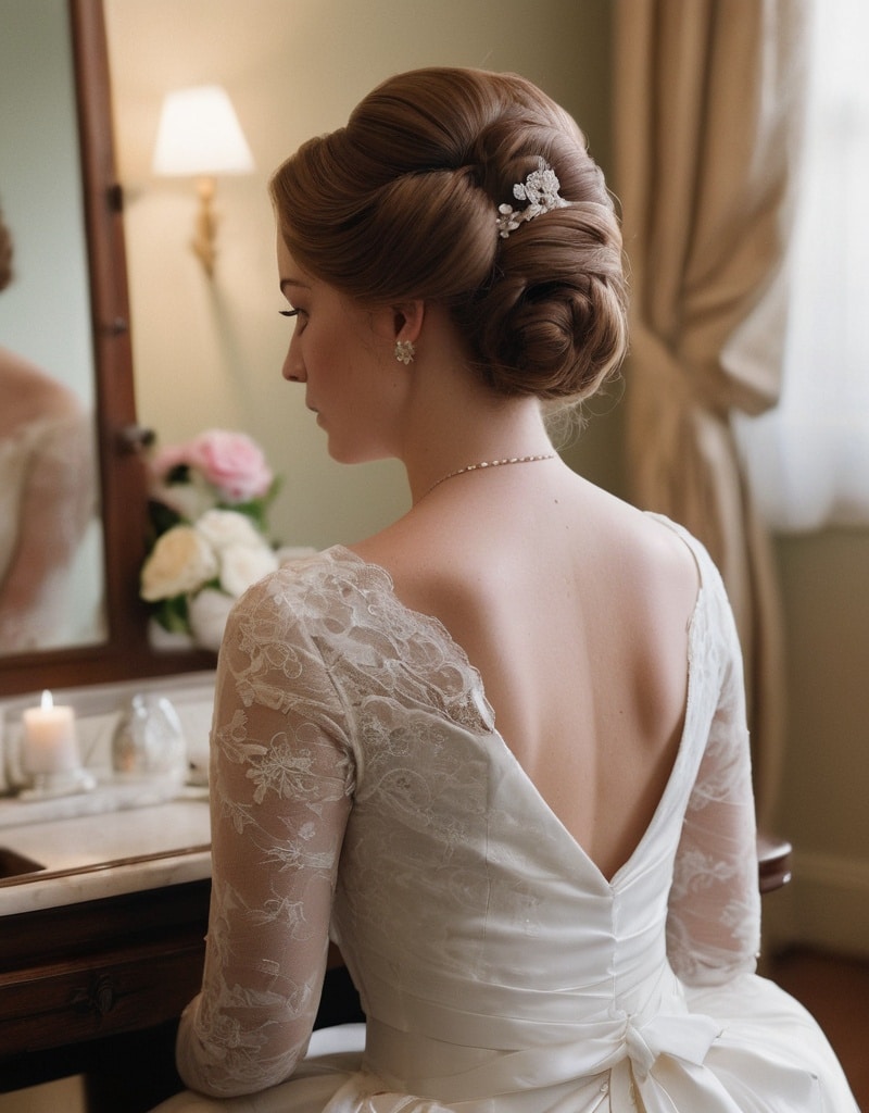 20. Roll and Tuck Updo