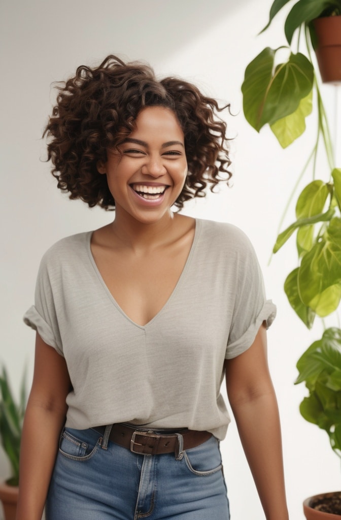 10. The Curly Messy Bob