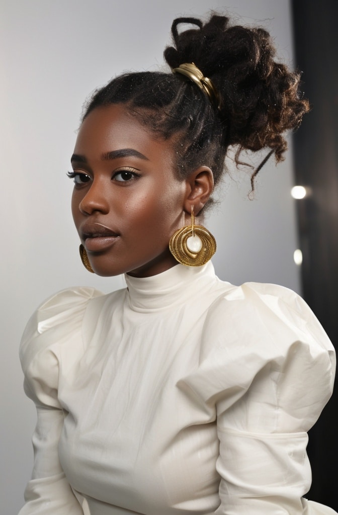 14. Accessorized Messy Pony
