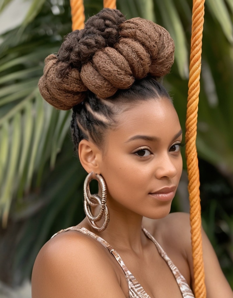16. Knotted Updo