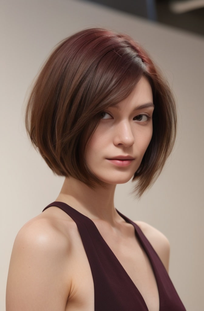 18. The Graduated Messy Bob