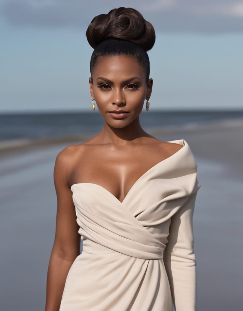 18. Twisted Pompadour with Low Bun