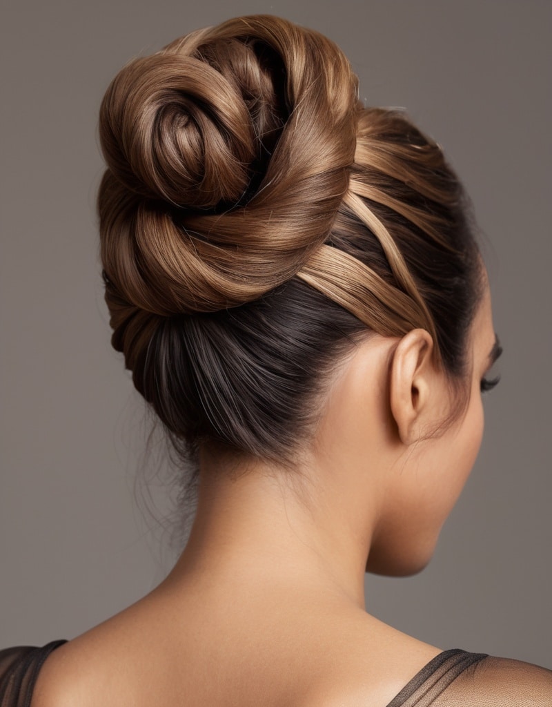 19. Triple Twist Updo