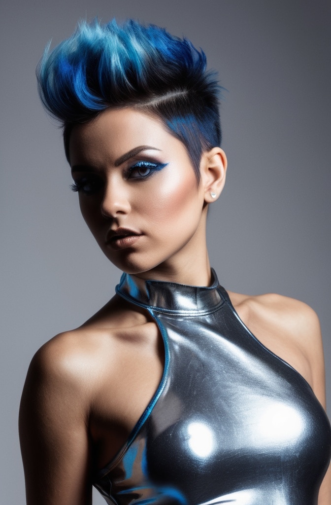21. Pixie with Faux Hawk Styling
