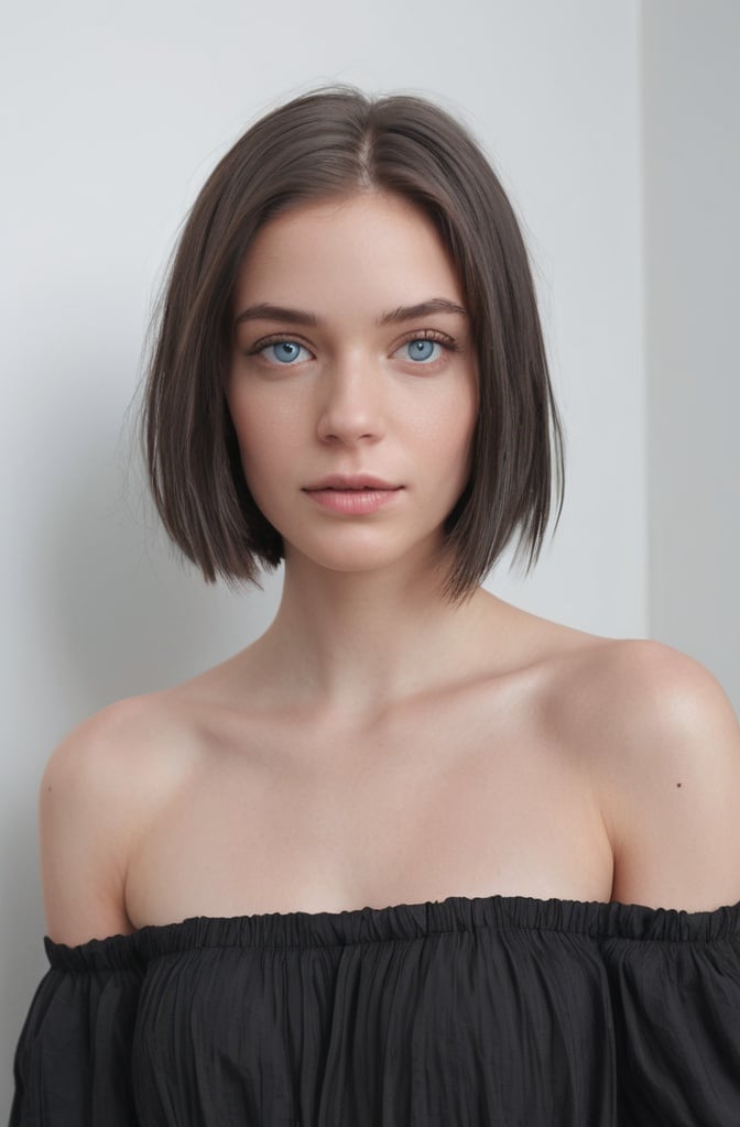 24. The One-Length Messy Bob