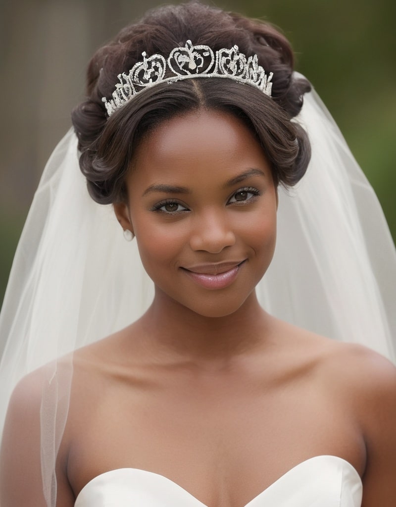4. Coily Halo Crown