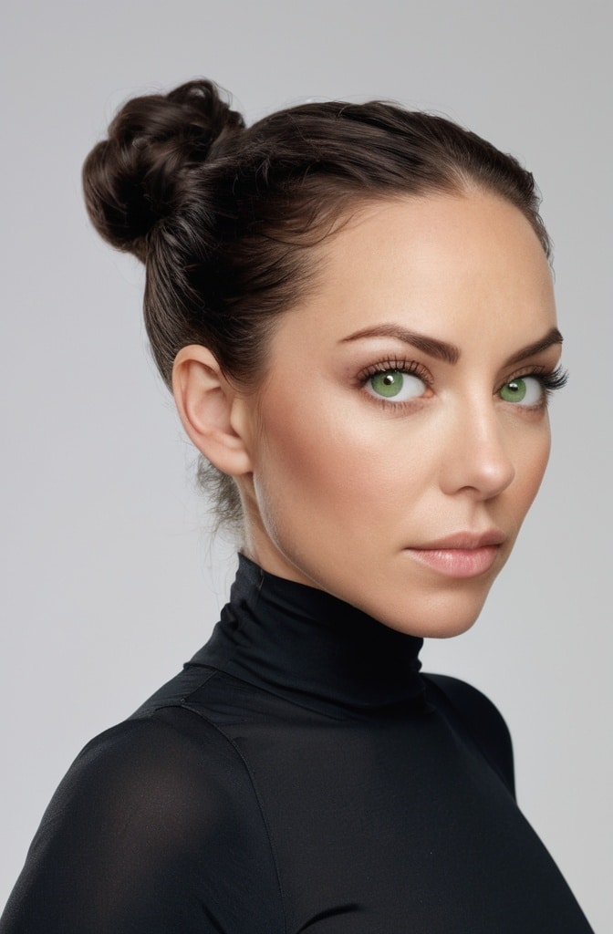 7. Volumized Crown Pony